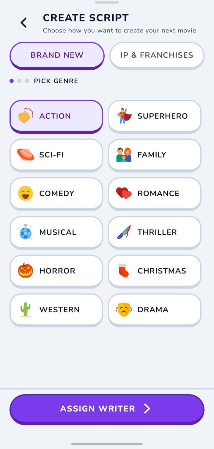 Pick a genre, hire a writer